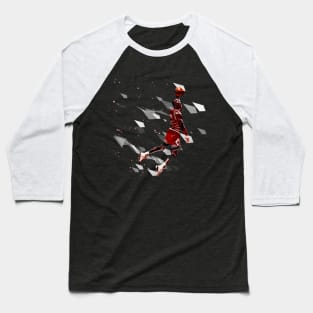 Micheal Jordan Abstract Poly Art Baseball T-Shirt